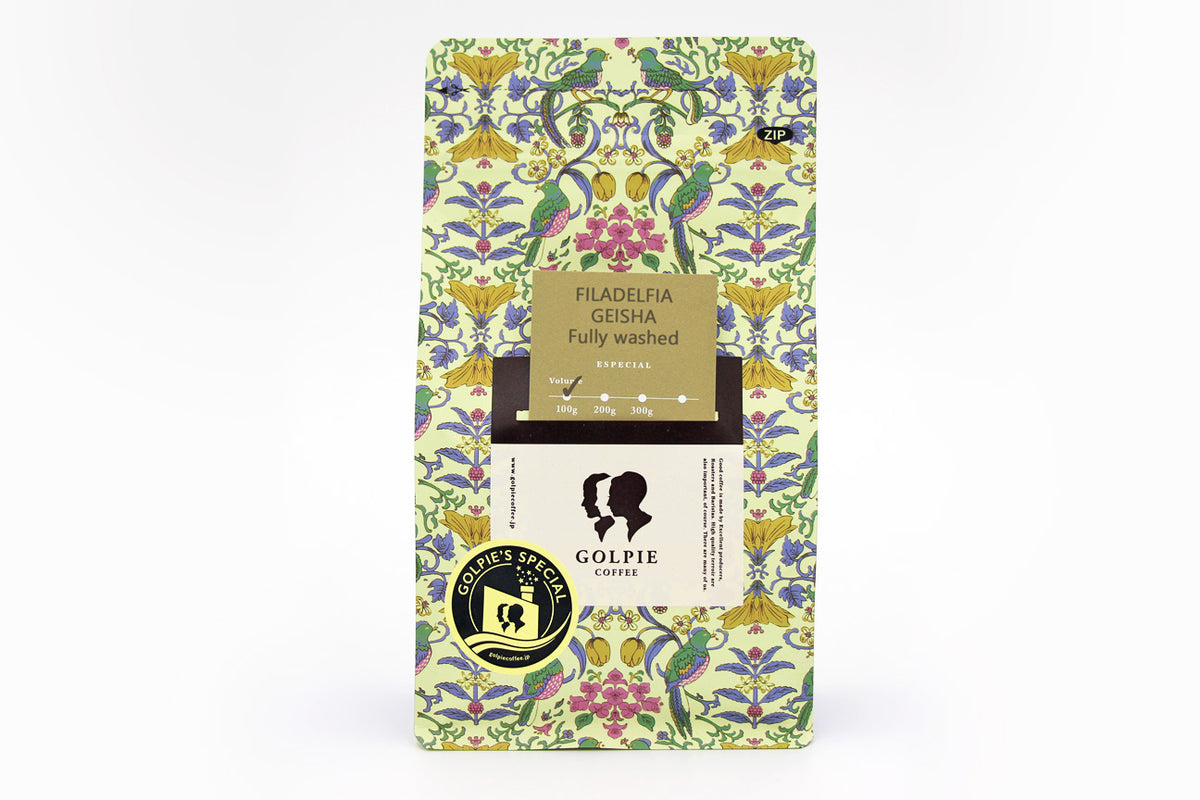 GOLPIE COFFEE】グアテマラ フィラデルフィア農園 ゲイシャ FW〈中煎り〉